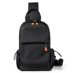 Shoulder backpack with multifunctional design and ergonomic padding