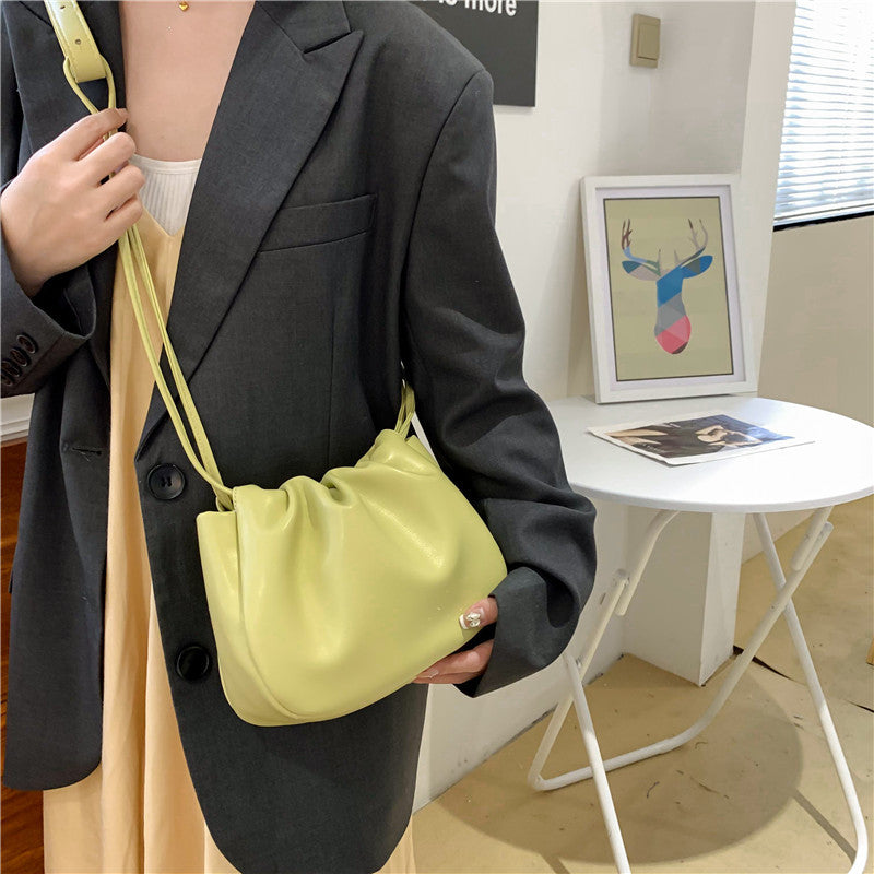 Chic Pleated Handheld Bag
