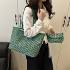 Women's elegant shopping bag with modern pattern-https://detail.1688.com/offer/912566693411.html-Calm Wears-Black-nothing-Calm Wears