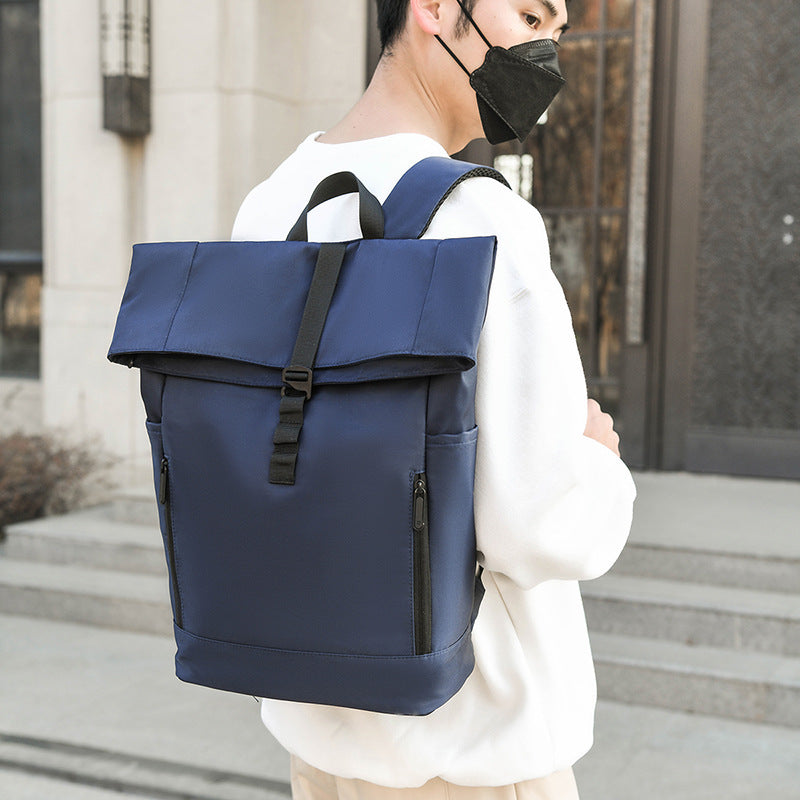 Urban Backpack with Multifunctional Rolltop Closure