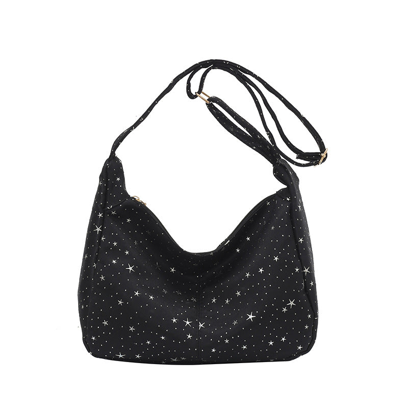 Trendy Celestial Print Shoulder Bag