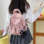 Fashionable backpack with playful details