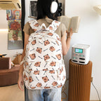 Backpack with Child-Friendly Capybara Design and Practical Compartments