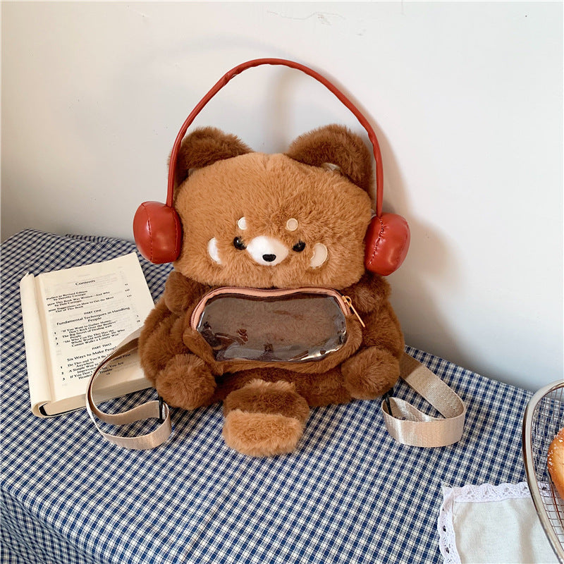 Cute Plush Animal-Themed Backpack Calm Wears