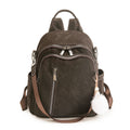 Stylish Multi-Pocket Faux Leather Backpack