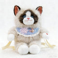 Plush Cat-Themed Backpack