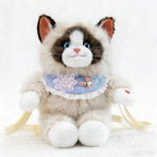 Plush Cat-Themed Backpack