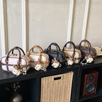 Ladies Mini Handbag with removable Teddy Pendant