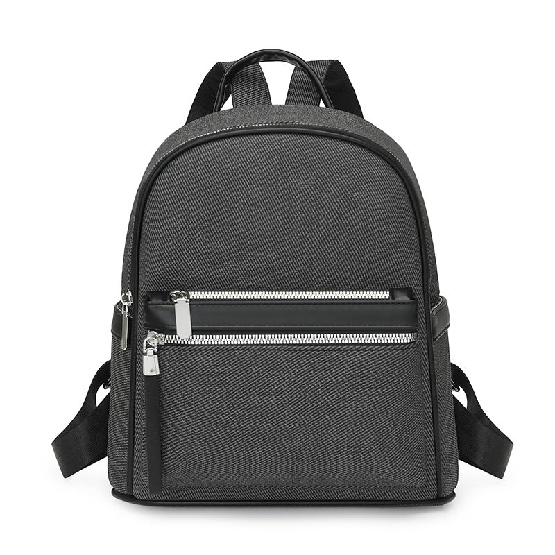 Stylish Versatile Leather Backpack