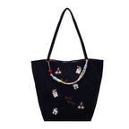 Embroidered Casual Tote