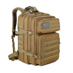 Tactical Backpack with Modular Compartment System and Reinforced Carry Handle