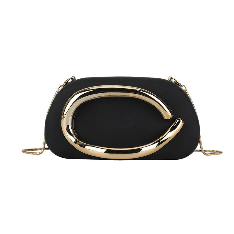 Chic Sculpted Crossbody Handbag