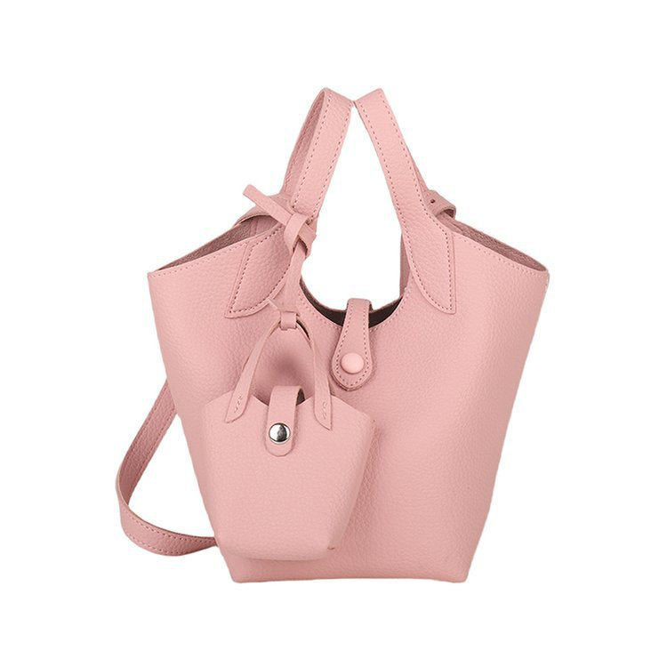 Ladies' tote bag with detachable mini organizer-https://detail.1688.com/offer/924685708787.html-Calm Wears-Rosa-Size: One size-Calm Wears