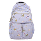 Plush backpack with playful animal motif