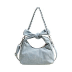 Stylish Bow-Embellished Handbag