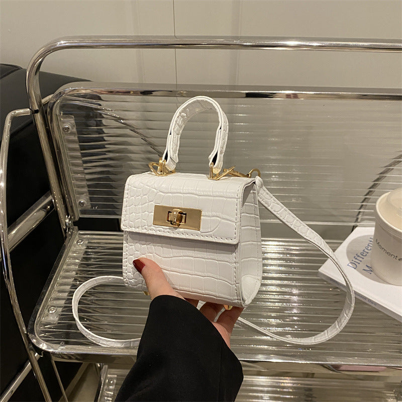 Ladies mini bag with elegant crocodile look and golden accents-https://detail.1688.com/offer/934577465573.html-Calm Wears-White-nothing-Calm Wears