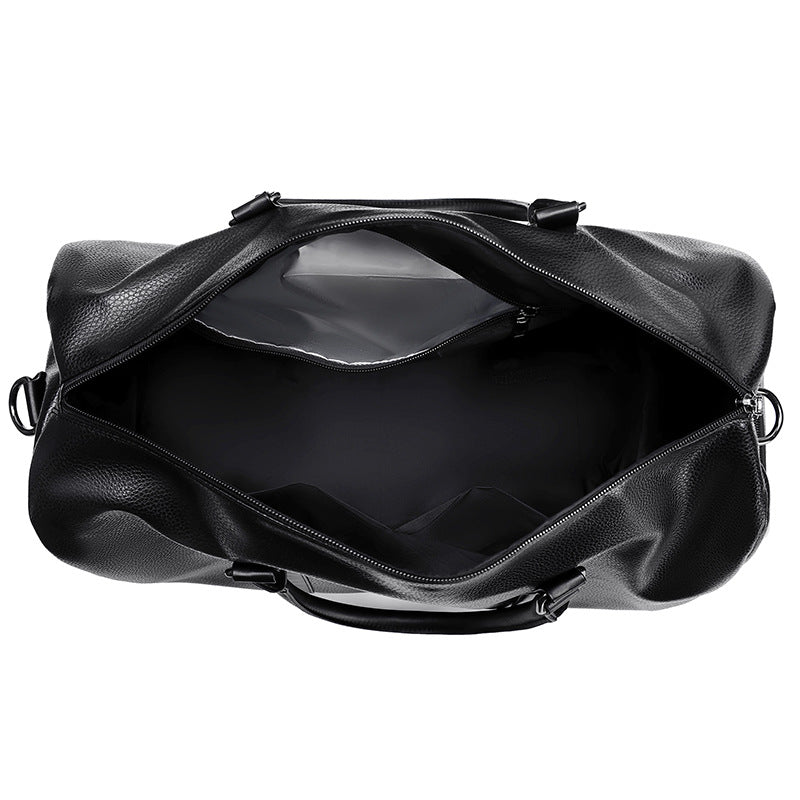 Elegant Leather Weekender Bag