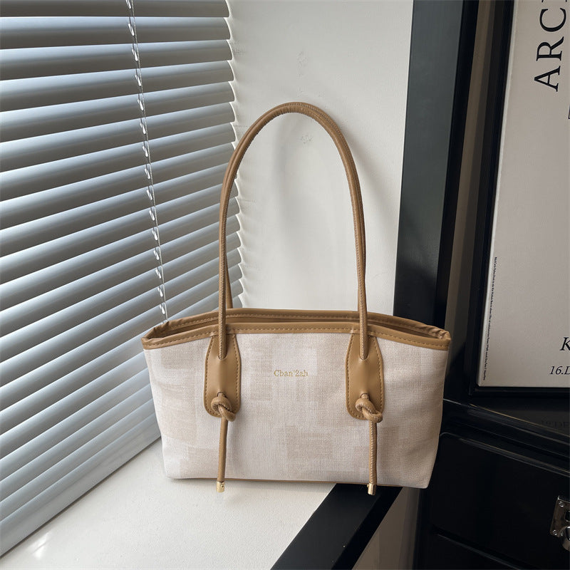 Ladies elegant tote bag with textured material-https://detail.1688.com/offer/1047988079786.html-Calm Wears-Khaki-nothing-Calm Wears