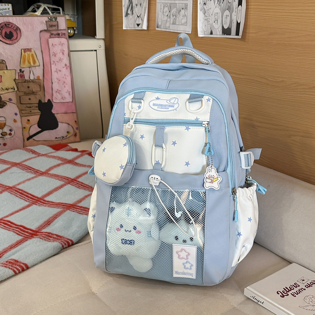 Versatile Travel School Backpack-https://detail.1688.com/offer/1051941517586.html-Calm Wears-Blue-Calm Wears
