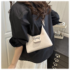 Chic Pouch Handbag with Bow Detail