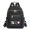 Floral Embroidered Backpack