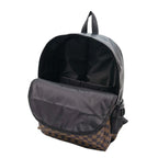 Stylish Checkerboard Pattern Backpack