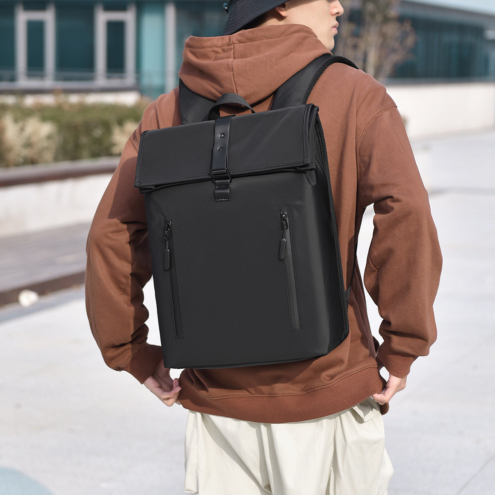 Stylish Waterproof Roll-Top Backpack