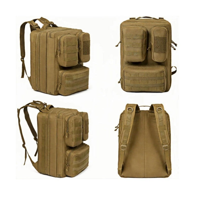 Tactical backpack with modular insert compartments