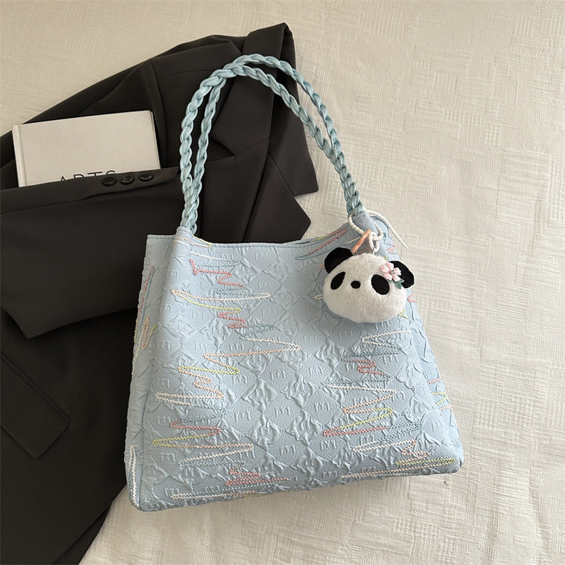 Quilted Decorative Shoulder Bag