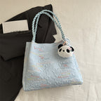 Quilted Decorative Shoulder Bag