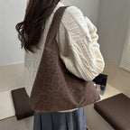 Ladies fashionable Tote Bag with eye-catching shoulder strap-https://detail.1688.com/offer/1031641411711.html-Calm Wears-Coffee-nothing-Calm Wears