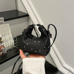Women's Mini Crossbody Bag with Star Pattern