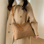 Ladies elegant shoulder bag with soft leather-https://detail.1688.com/offer/1000391974803.html-Calm Wears-Braun-nothing-Calm Wears