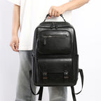 Premium Leather Organizer Backpack Calm Wears