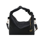 Ribbed Texture Shoulder Bag