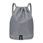 Lightweight Hexagonal Pattern Drawstring Backpack