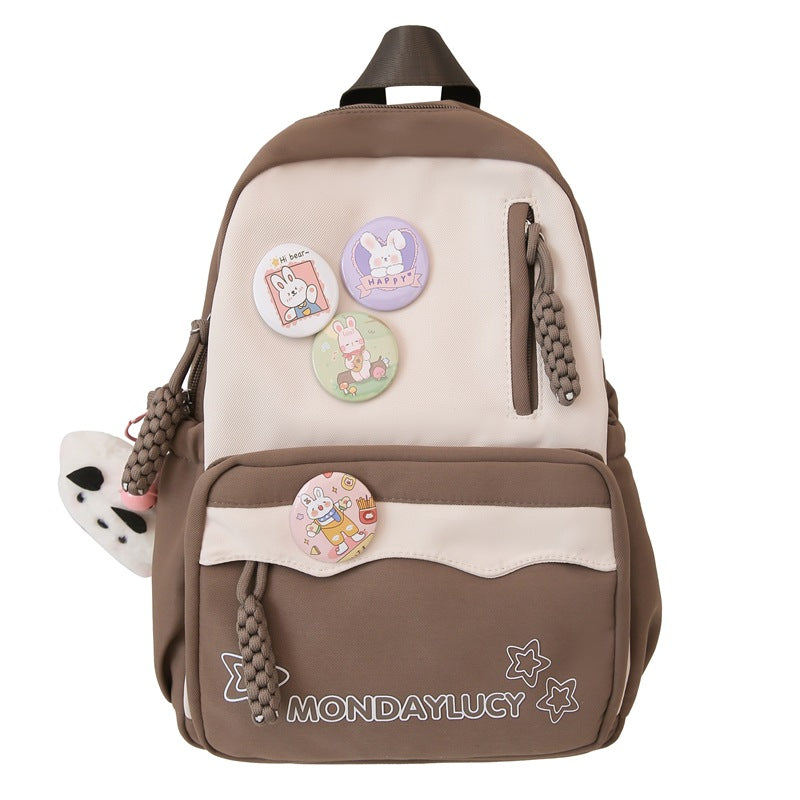 Cute Cartoon-Themed Mini School Backpack-https://detail.1688.com/offer/802831586650.html-Calm Wears-Coffee-Calm Wears