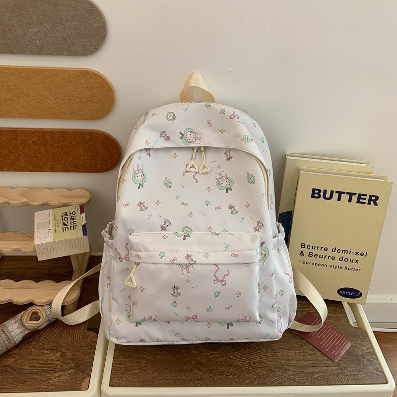 Fun Character Print Backpack for Casual Outings