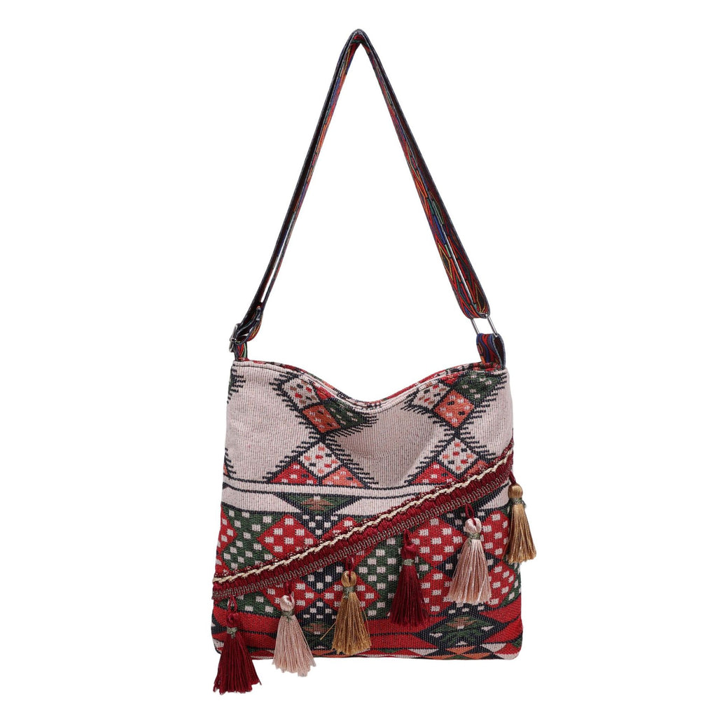 WoBohemian Style Embroidered Shoulder Bag