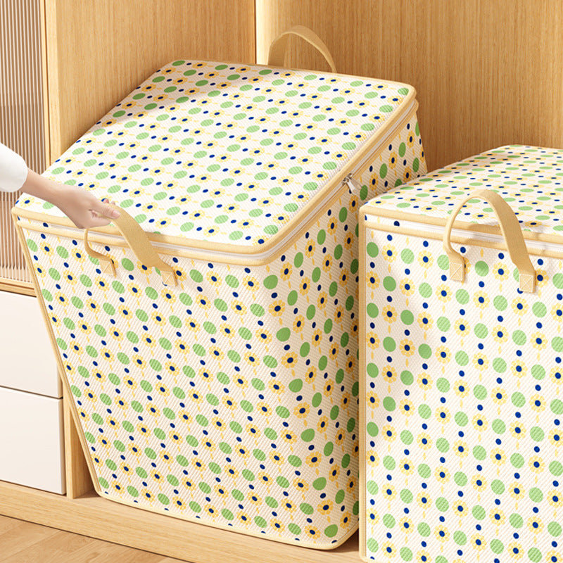 Unisex Premium Herringbone Pattern Storage Basket