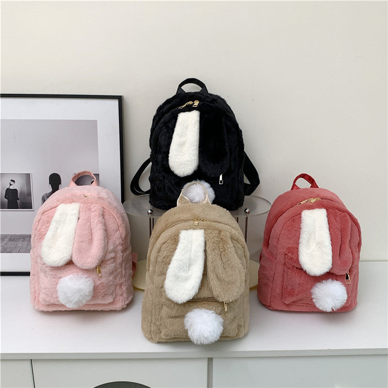 Plush Backpack with Animal Ears