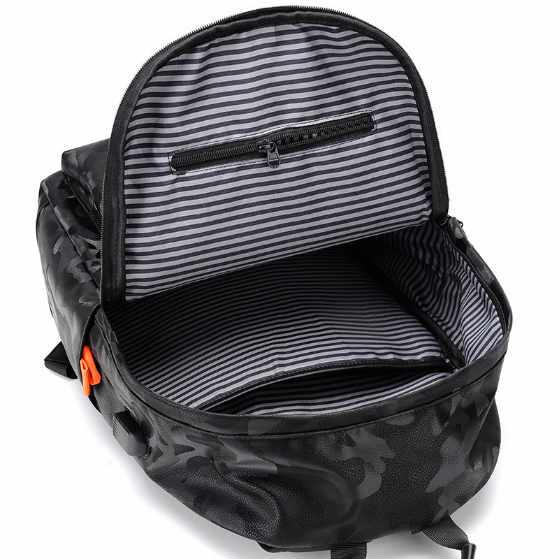 Durable Water-Resistant Camo Backpack