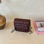 Textured Quilted Mini Crossbody Bag