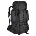 Outdoor backpack with versatile compartments and ergonomic carrying system