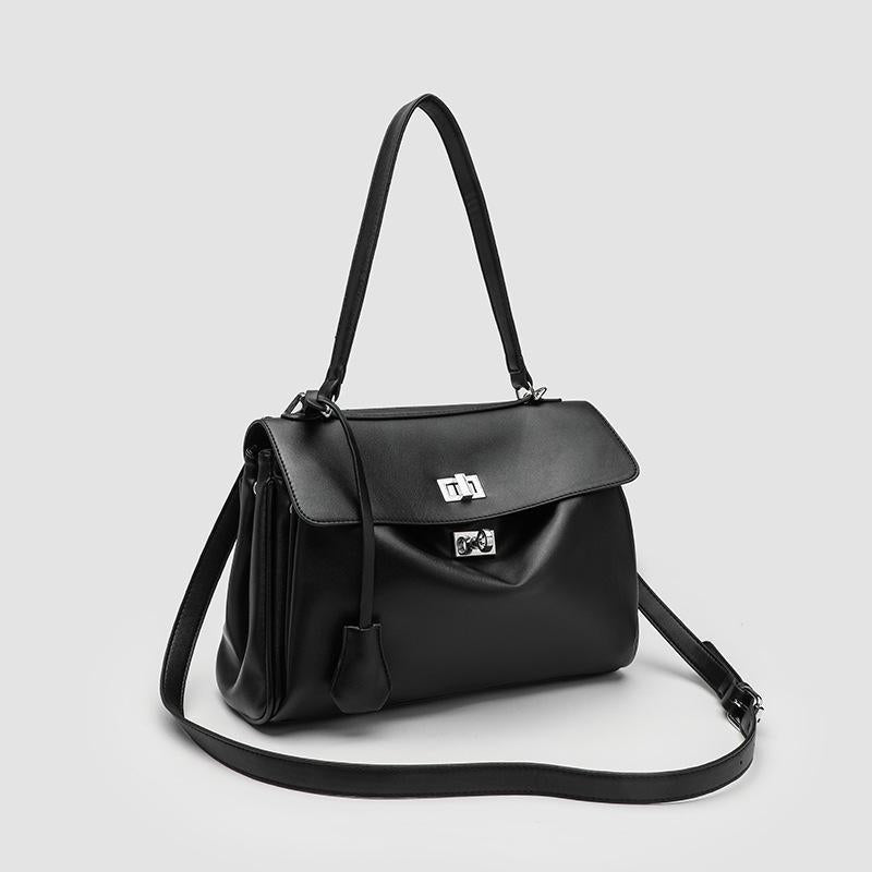 Structured Leather Handbag