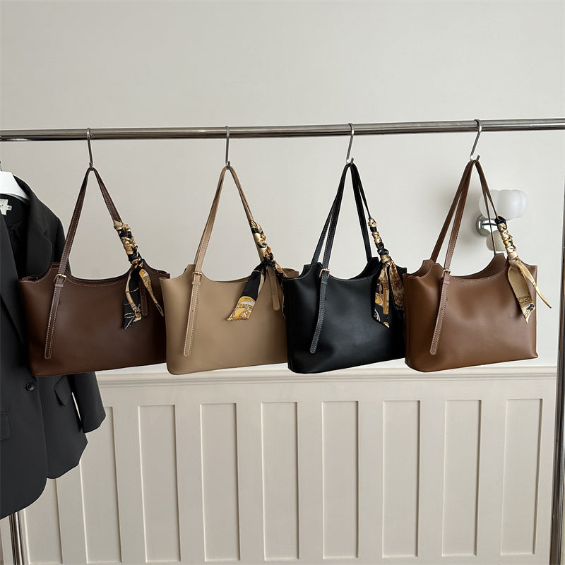 Ladies elegant tote bag with fine carrying strap and fashionable accessories-https://detail.1688.com/offer/1044027845030.html-Calm Wears-Braun-nothing-Calm Wears