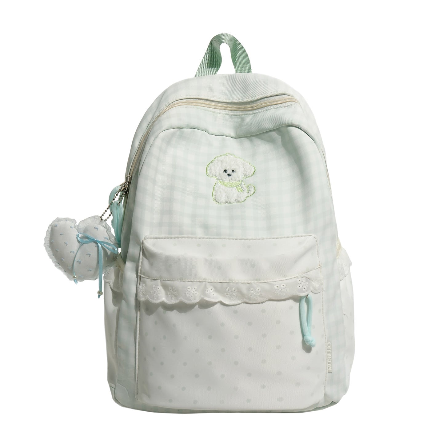 Cute Animal-Themed School Backpack-https://detail.1688.com/offer/1066400613568.html-Calm Wears-Green-Calm Wears