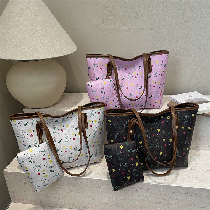 WoFloral Patterned Beach Tote Bag