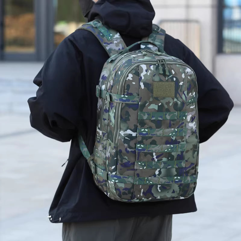 Camouflage Tactical Multi-Compartment Backpack Calm Wears