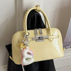 Women's Mini Handbag with Removable Pendant